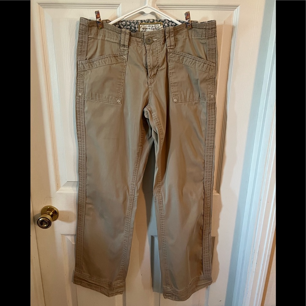 Aventura organic cotton pant in khaki